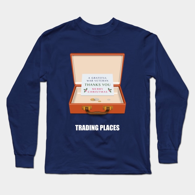 Trading Places - Alternative Movie Poster Long Sleeve T-Shirt by MoviePosterBoy